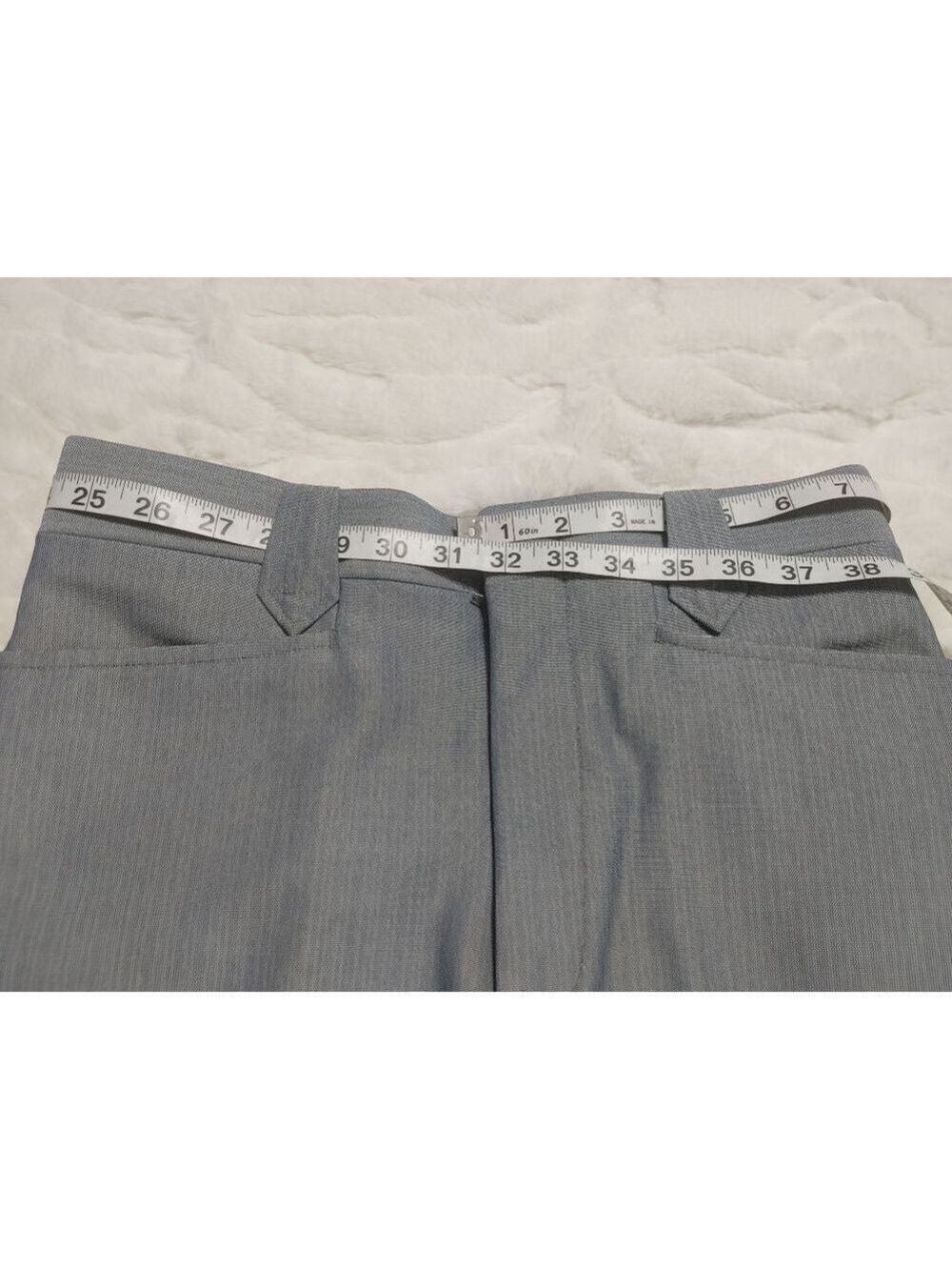 Men's Vintage Warren Sewell Western Light Blue 3-Piece Suit 40R Pant 32R - Picture 15 of 16